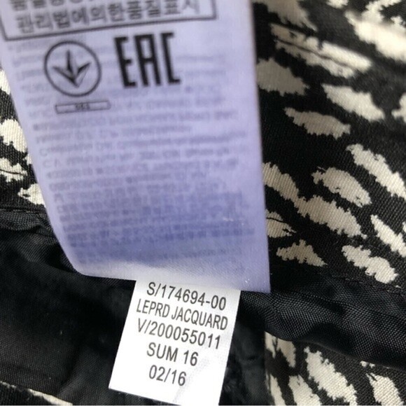 Banana Republic Leopard Jacquard Slim Straight Pants 10 - Picture 6 of 11